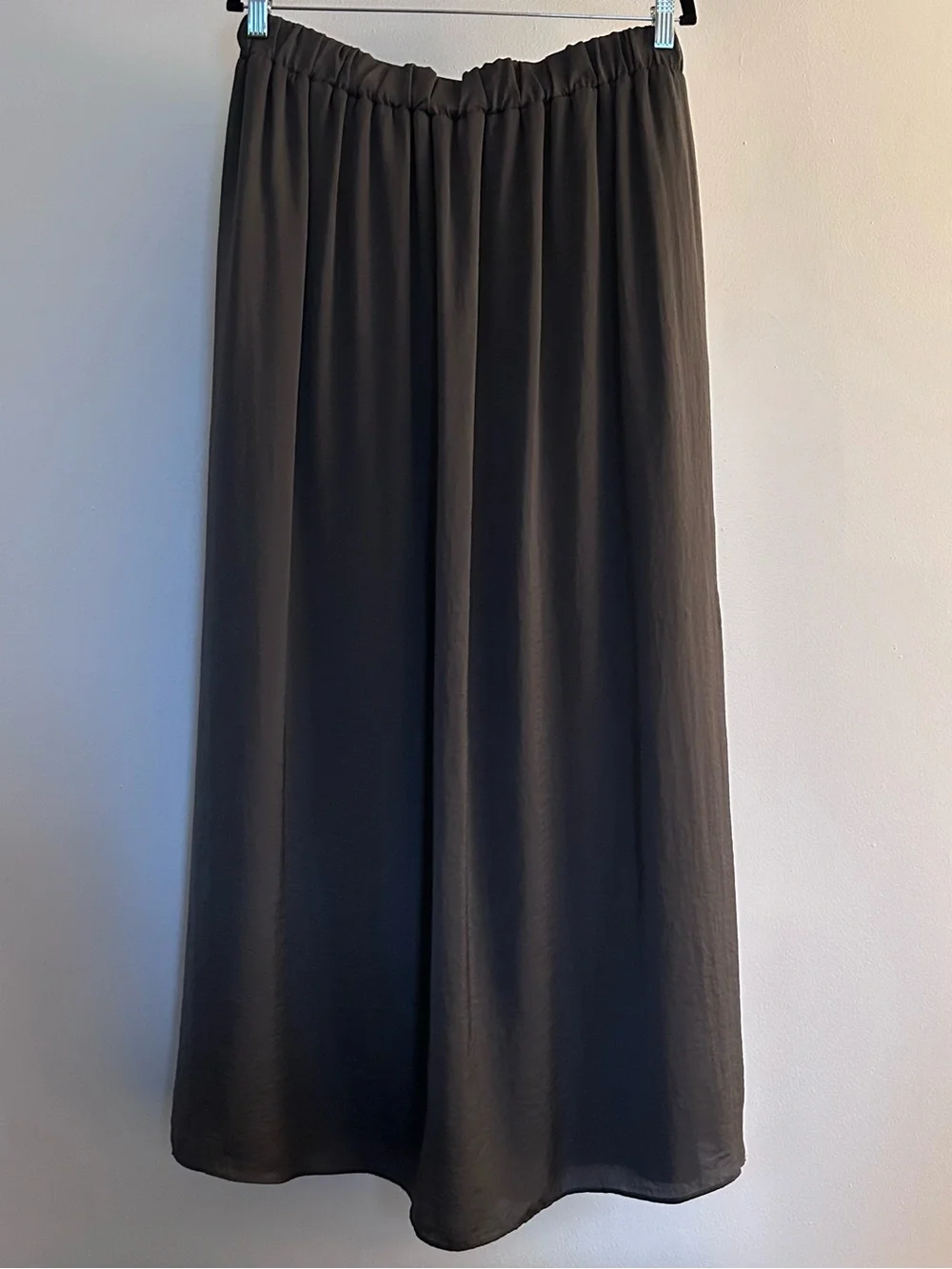 Women's Black Flowing Maxi Skirt
